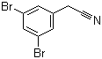 structure of CAS# 188347-48-0, 3,5-二溴苯乙腈
