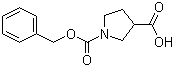 structure of CAS# 188527-21-1, 1-Cbz-吡咯烷-3-甲酸