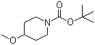 structure of CAS# 188622-27-7, tert-Butyl 4-methoxy-1-piperidinecarboxylate