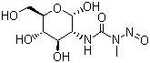 CAS # 18883-66-4, Streptozocin, 2-Desoxy-2-(3-methyl-3-nitrosoureido)-D-glucopyranose, 2-Deoxy-2-[[(methylnitrosoamino)carbonyl]amino]-D-glucose
