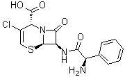 CAS 登录号：188891-41-0, [2S-[2alpha,6alpha,7beta(S*)]]-7-[(氨基苯基乙酰基)氨基]-3-氯-8-氧代-5-硫杂-1-氮杂双环[4.2.0]辛-3-烯-2-羧酸
