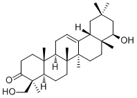 CAS 登录号：188970-21-0, Melilotigenin C, (4beta,22beta)-22,23-二羟基齐墩果-12-烯-3-酮