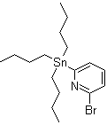 structure of CAS# 189083-81-6, 2-溴-6-(三丁基锡烷基)吡啶