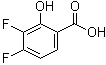 structure of CAS# 189283-51-0, 3,4-二氟水杨酸