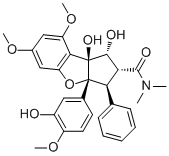 3'-Hydroxyrocaglamide molecular structure (CAS 189322-67-6)