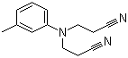 structure of CAS# 18934-20-8, 3,3'-((3-Methylphenyl)imino)bispropanenitrile