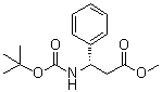 structure of CAS# 190189-97-0, Methyl (3S)-3-[(tert-butoxycarbonyl)amino]-3-phenylpropionate