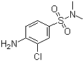 structure of CAS# 19021-35-3, 4-氨基-3-氯-N,N-二甲基苯磺酰胺