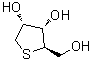 structure of CAS# 190315-43-6, 1,4-二脱氧-1,4-环硫-D-核糖醇