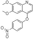6,7-Dimethoxy-4-(4-nitrophenoxy)quinoline molecular structure (CAS 190728-24-6)