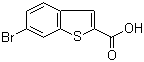 6-溴苯并[b]噻吩-2-甲酸分子结构 (CAS 19075-58-2)