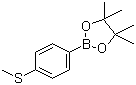 structure of CAS# 190788-58-0, 4-甲硫基苯基硼酸嚬哪醇酯