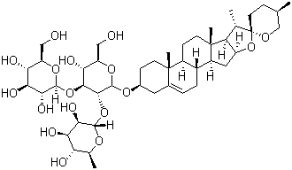 CAS # 19083-00-2, Gracillin, Diosgenin 3-O-beta-gracillimatrioside