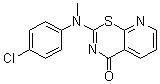 CAS # 190842-36-5, 2-[(4-Chlorophenyl)methylamino]-4H-pyrido[3,2-e]-1,3-thiazin-4-one, YM 928