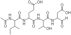 structure of CAS# 191338-86-0, 乙酰基-异亮氨酰-谷氨酰-苏氨酰-天冬氨醛