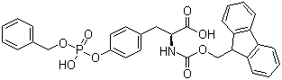 structure of CAS# 191348-16-0, N-Fmoc-O-苄基-L-磷酸酪氨酸