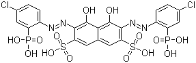 structure of CAS# 1914-99-4, 偶氮氯膦 III