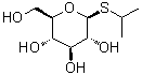 structure of CAS# 19165-11-8, 异丙基 beta-D-硫代吡喃葡萄糖苷