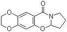 structure of CAS# 191744-13-5, 2,3,6a,7,8,9-六氢-11H-1,4-二恶烷并[2,3-g]吡咯并[2,1-b][1,3]苯并恶嗪-11-酮