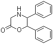 structure of CAS# 19180-79-1, 5,6-二苯基-2-吗啉酮