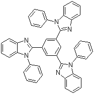 CAS 登录号：192198-85-9, 1,3,5-三(1-苯基-1H-苯并咪唑-2-基)苯