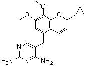 structure of CAS# 192314-93-5, Iclaprim