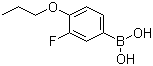 structure of CAS# 192376-68-4, 3-氟-4-丙氧基苯硼酸