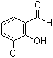 3-氯水杨醛分子结构 (CAS 1927-94-2)