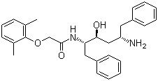 structure of CAS# 192725-49-8, N-[(1S,2S,4S)-4-氨基-2-羟基-5-苯基-1-(苯甲基)戊基]-2-(2,6-二甲基苯氧基)乙酰胺