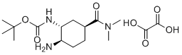 CAS # 1928729-31-0, Edoxaban Impurity 20 (1R,2R,4S), tert-butyl N-[(1R,2R,5S)-2-amino-5-(dimethylcarbamoyl)cyclohexyl]carbamate oxalic acid