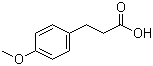 CAS # 1929-29-9, 3-(4-Methoxyphenyl)propionic acid, 4-Methoxyhydrocinnamic acid