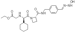 structure of CAS# 192939-46-1, Ximelagatran