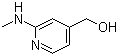 CAS 登录号：193001-42-2, 2-(甲氨基)-4-吡啶甲醇