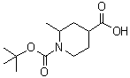 structure of CAS# 193085-98-2, 1-(叔丁氧羰基)-2-甲基哌啶-4-羧酸