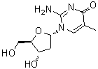 structure of CAS# 19316-88-2, 2'-脱氧-5-甲基异胞苷