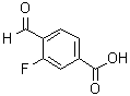 structure of CAS# 193290-80-1, 3-氟-4-甲酰基苯甲酸