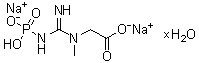 structure of CAS# 19333-65-4, 磷酸肌酸二钠盐水合物