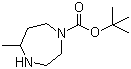 structure of CAS# 194032-42-3, tert-Butyl 5-methyl-1,4-diazepane-1-carboxylate