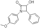 CAS # 194234-97-4, 3-Hydroxy-1-(4-methoxyphenyl)-4-phenylazetidin-2-one