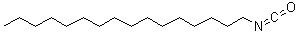 structure of CAS# 1943-84-6, Hexadecyl isocyanate