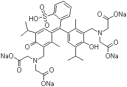 CAS 登录号：1945-77-3, 甲基百里酚蓝四钠盐