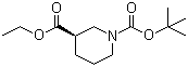 structure of CAS# 194726-40-4, Ethyl (R)-1-Boc-nipecotate