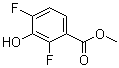 2,4-二氟-3-羟基苯甲酸甲酯分子结构 (CAS 194804-80-3)