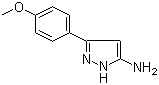 structure of CAS# 19541-95-8, 3-(4-甲氧基苯基)-1H-吡唑-5-胺