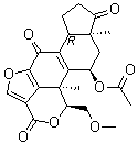 structure of CAS# 19545-26-7, 渥曼青霉素