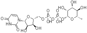 CAS 登录号：1955-26-6, 二磷酸尿苷鼠李糖酯