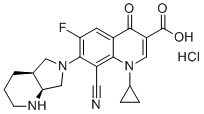 structure of CAS# 195532-14-0, 普拉沙星盐酸盐