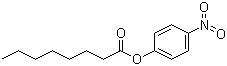 structure of CAS# 1956-10-1, 4-硝基苯基辛酸酯