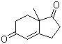 structure of CAS# 19576-08-0, 7a-甲基-2,3,5,6,7,7a-六氢-1H-茚-1,5-二酮
