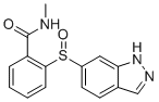 CAS # 1959572-97-4, Axitinib Impurity C, 2-(1H-Indazol-6-ylsulfinyl)-N-methylbenzamide